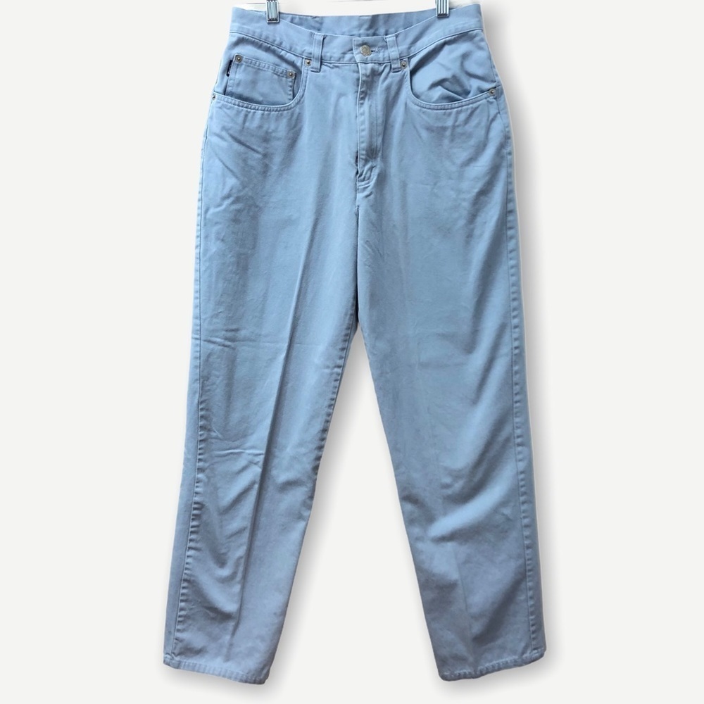 Ralph LAUREN light blue high waist mom jean‎